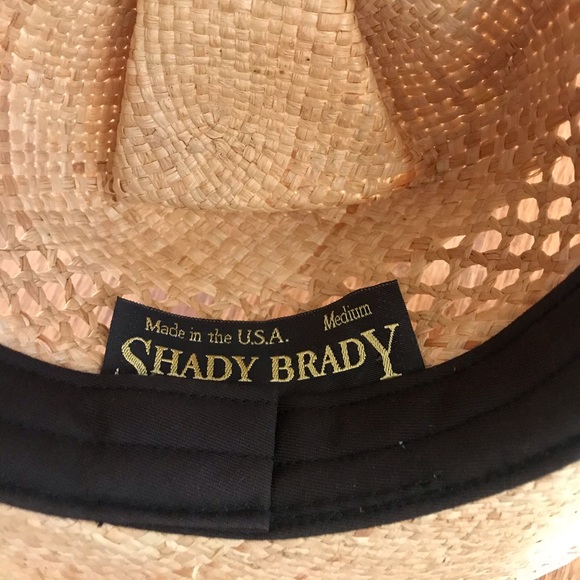 Shady Brady Cowgirl Hat Straw Rattan - Picture 3 of 6